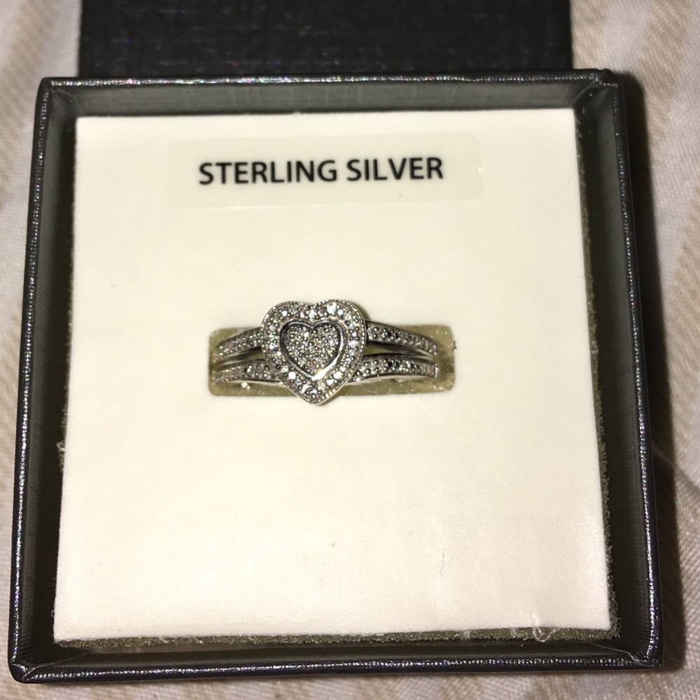 Open heart ring from Kay’s size 8